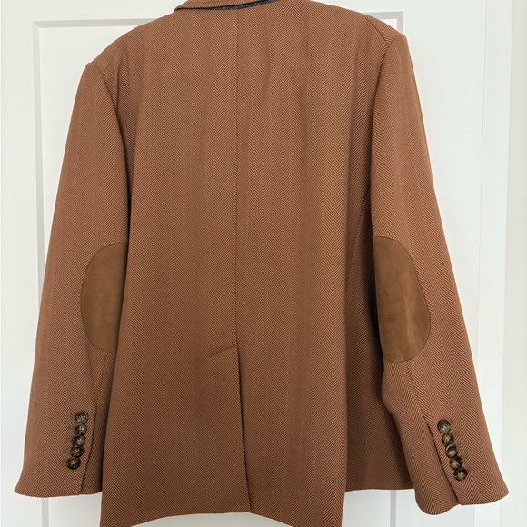 Veronica Beard Hudson Dickey Jacket Khaki Equestrian - Picture 10 of 11